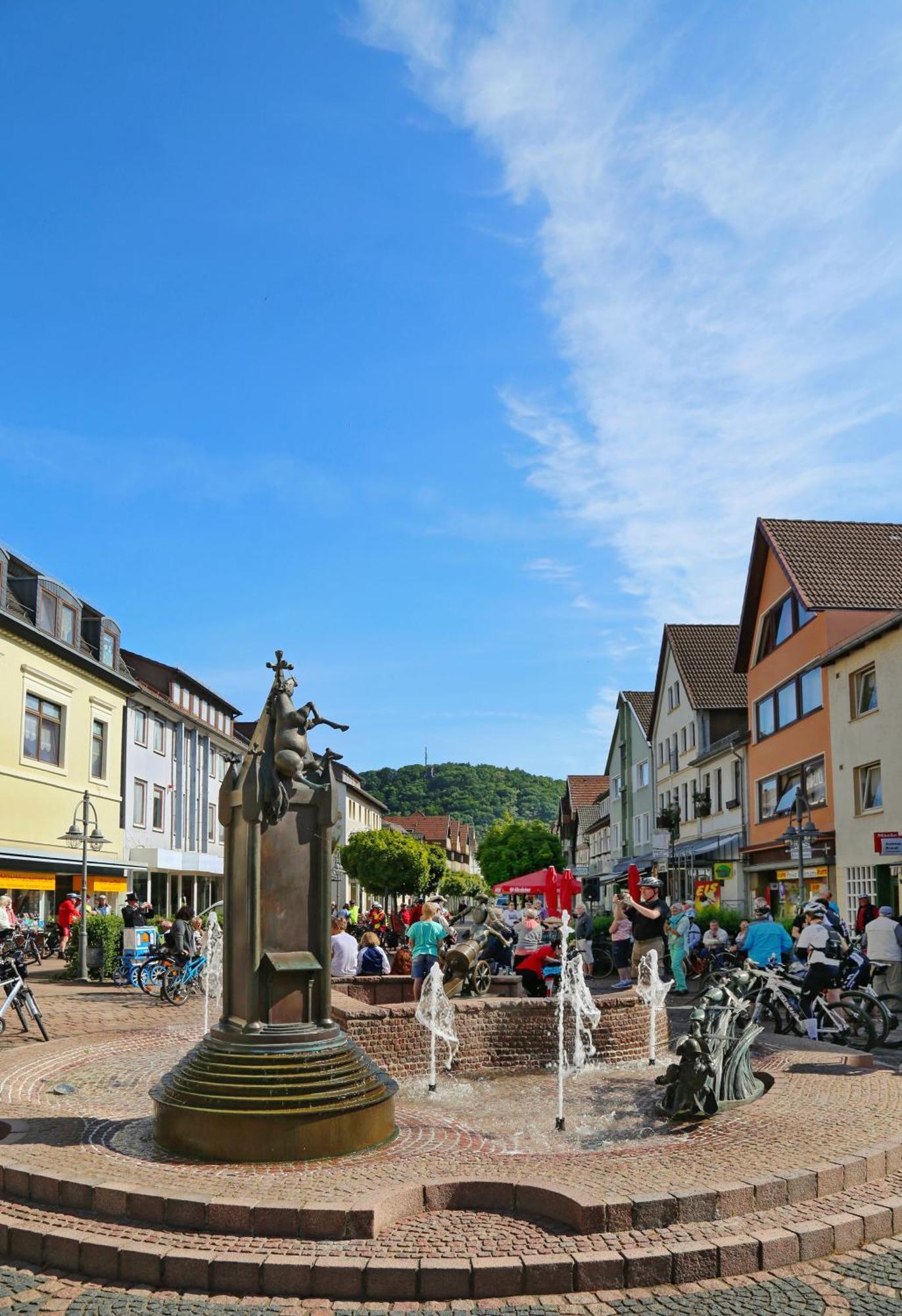 Ferienwohnungen Am Weserstrand Bodenwerder Exterior foto